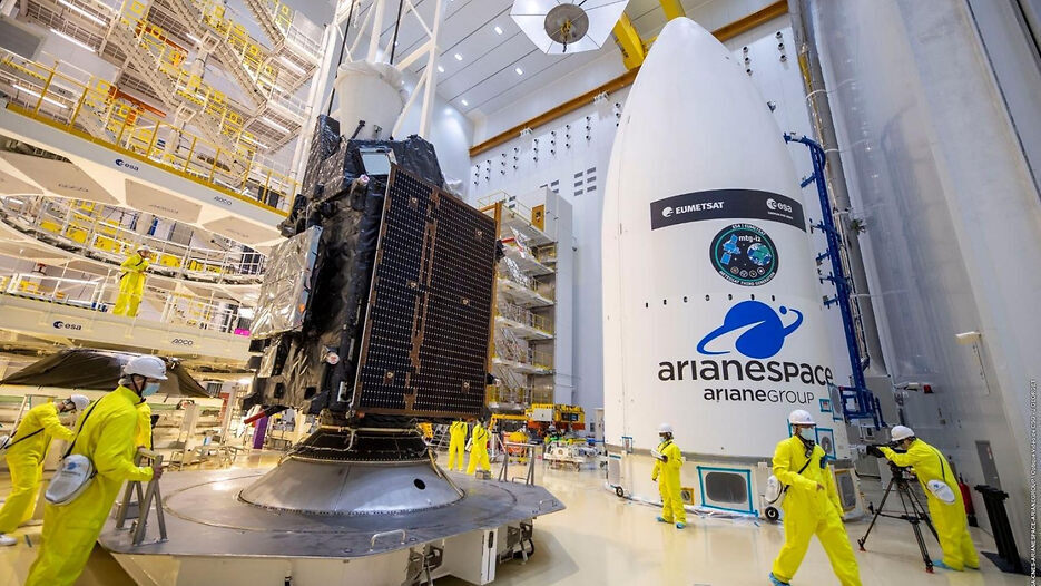 Second Meteosat Third Generation imaging satellite successfully launched in French Guiana Second Meteosat Third Generation imaging satellite successfully launched in French Guiana